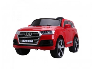 Det.el.auto Audi Q7 červená - 4408-02